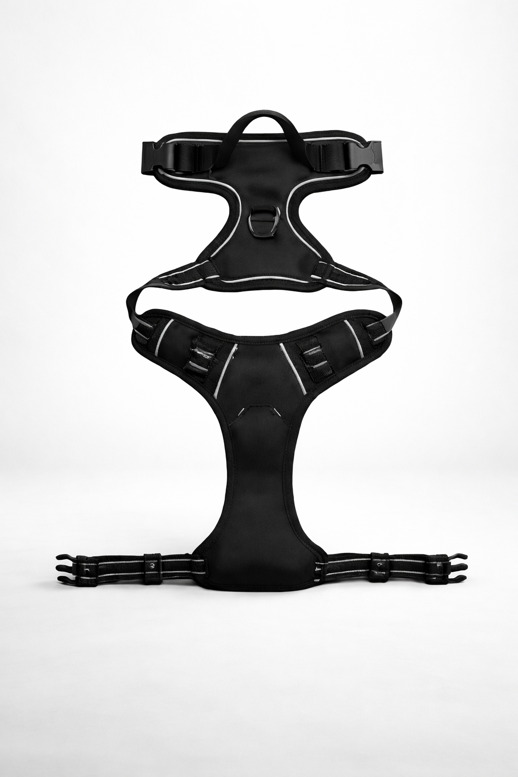 No Pull Dog Harness Front Clip Heavy Duty Reflective Easy Control Handle for Large Dog Walking