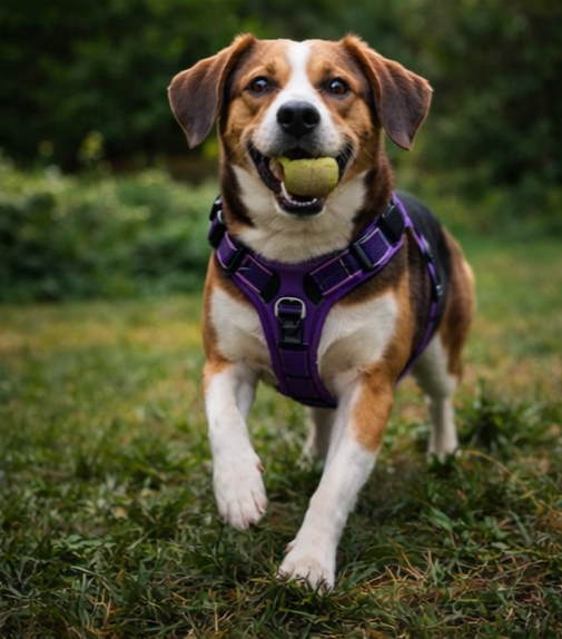 No Pull Dog Harness Front Clip Heavy Duty Reflective Easy Control Handle for Large Dog Walking