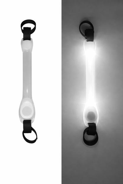 Waterproof LED Dog Collar with Glowing Safety Light, Multi-Color Pendants, Night Visibility Pet Collar for Outdoor Use