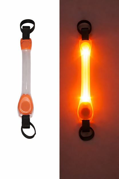 Waterproof LED Dog Collar with Glowing Safety Light, Multi-Color Pendants, Night Visibility Pet Collar for Outdoor Use