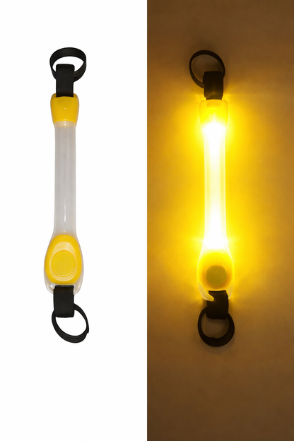 Waterproof LED Dog Collar with Glowing Safety Light, Multi-Color Pendants, Night Visibility Pet Collar for Outdoor Use