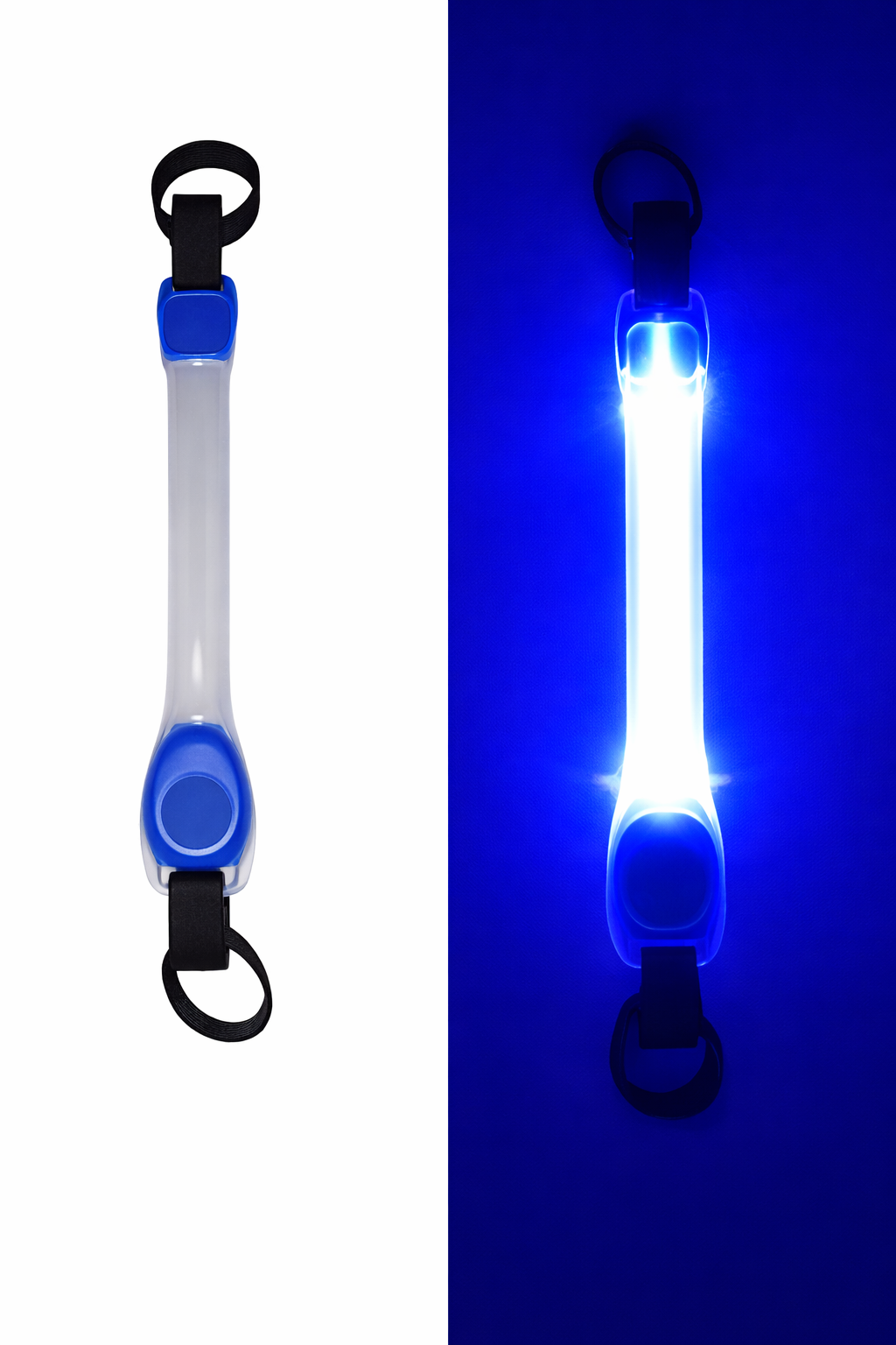 Waterproof LED Dog Collar with Glowing Safety Light, Multi-Color Pendants, Night Visibility Pet Collar for Outdoor Use