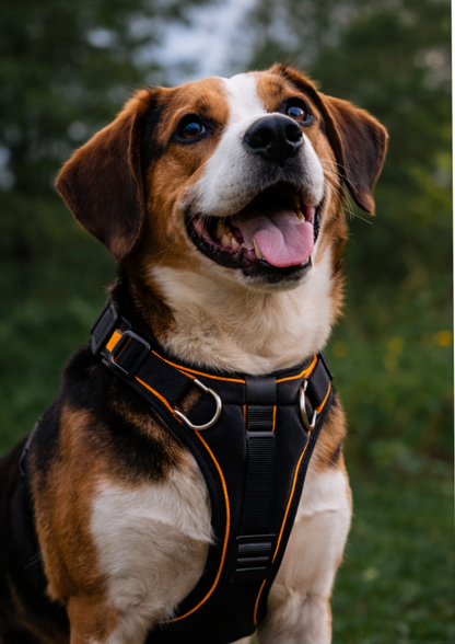 No Pull Dog Harness Front Clip Heavy Duty Reflective Easy Control Handle for Large Dog Walking