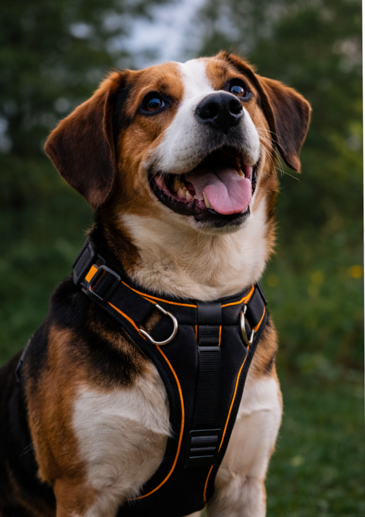 No Pull Dog Harness Front Clip Heavy Duty Reflective Easy Control Handle for Large Dog Walking