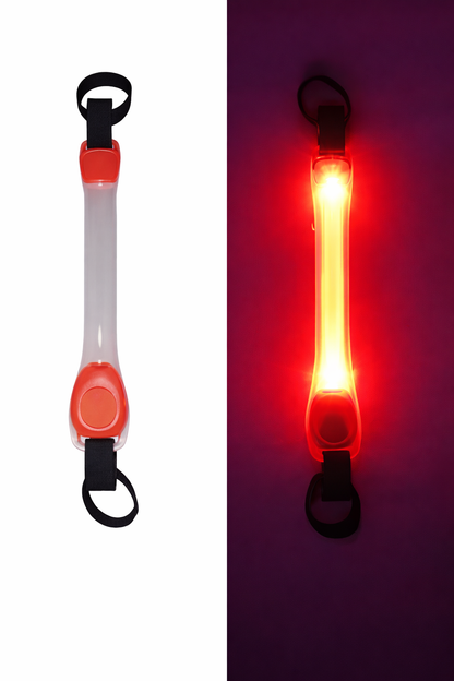 Waterproof LED Dog Collar with Glowing Safety Light, Multi-Color Pendants, Night Visibility Pet Collar for Outdoor Use