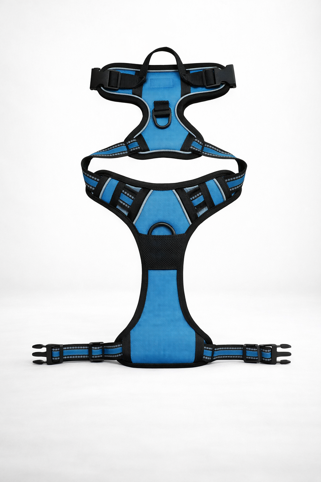 No Pull Dog Harness Front Clip Heavy Duty Reflective Easy Control Handle for Large Dog Walking