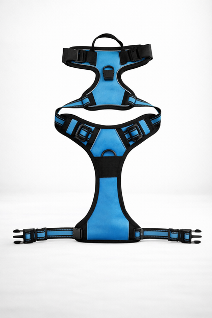 No Pull Dog Harness Front Clip Heavy Duty Reflective Easy Control Handle for Large Dog Walking