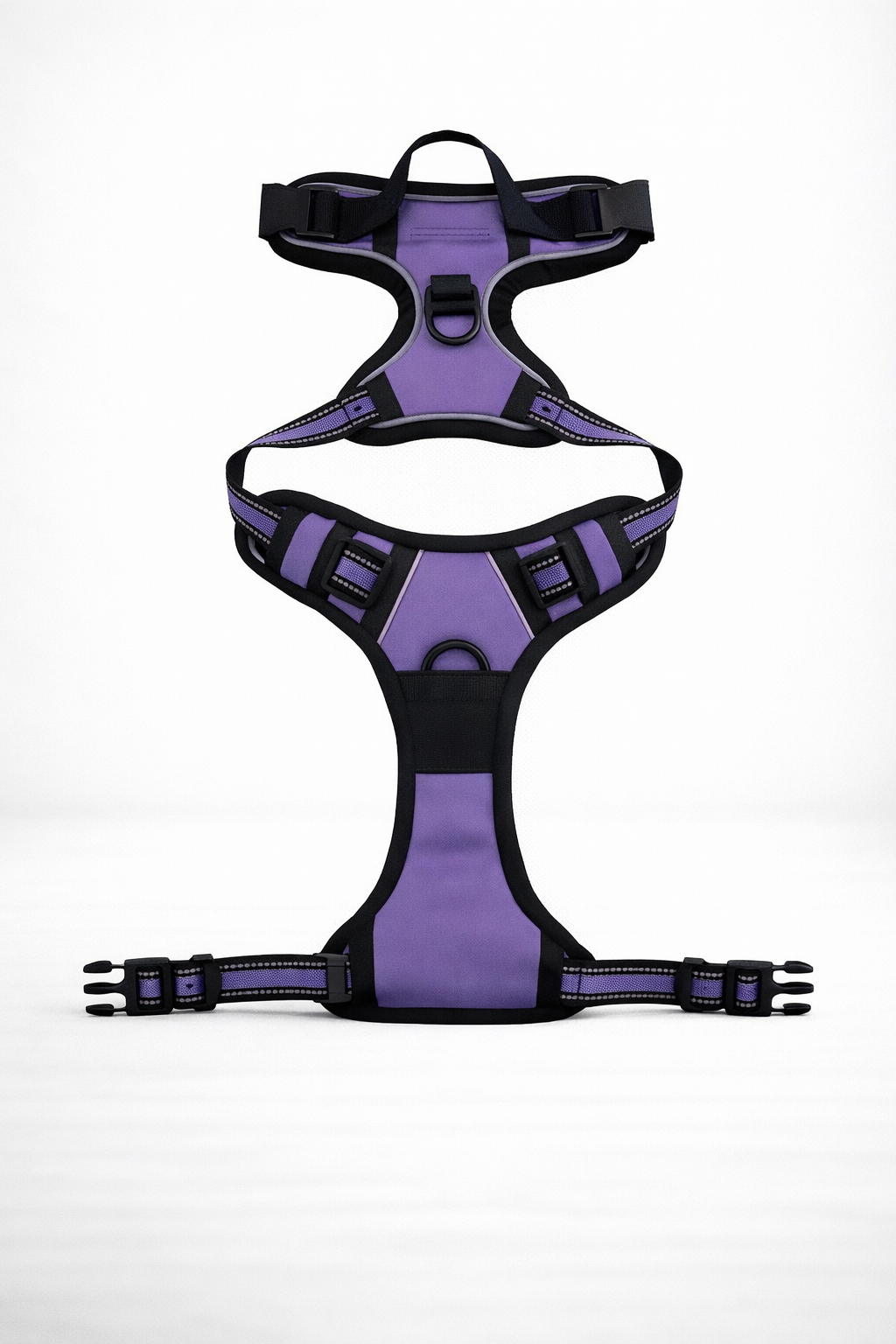 No Pull Dog Harness Front Clip Heavy Duty Reflective Easy Control Handle for Large Dog Walking