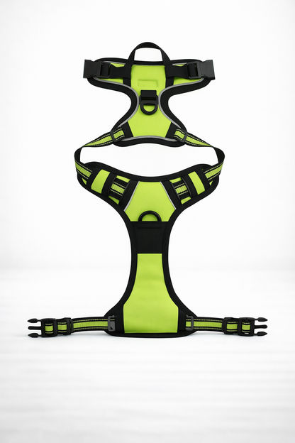 No Pull Dog Harness Front Clip Heavy Duty Reflective Easy Control Handle for Large Dog Walking