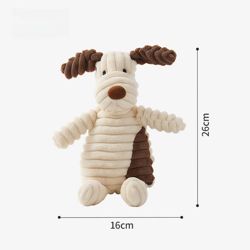 ideal for playtime & naps Suitable for all dog sizes Plush Duck Dog Toy – Bite-Resistant