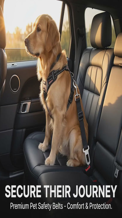 Retractable Dog Safety Belt Car Safety Belt For Pet Dog Supplies Car Safety Buckle